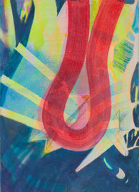 Bemar, 2020 / Öl, Acryl, Kugelschreiber auf Leinwand / 61x42 cm 