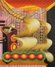 Give me five, Aschenputtel, 2022 / Öl auf Leinwand / 120x100 cm