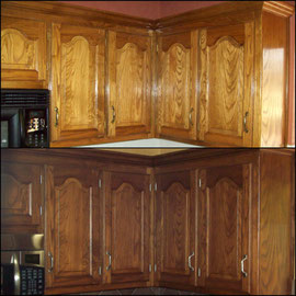 Golden Oak to Provincial Restain