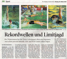 26. Okt. 2010: Tiroler Tageszeitung