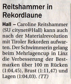 27. Jan. 2010: Tiroler Tageszeitung