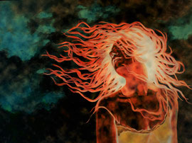 "Tanz mit dem Wind - Variante I", Digital bearbeitete Fotografie, Dieter Guttau, 80,5 x 60,5 cm, 280 Euro