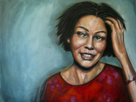 "Momentaufnahme", Öl auf Leinwand, 120 x 90 cm, 1100 Euro