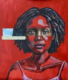"Einblick V - unvollendet", 50 x 60 cm