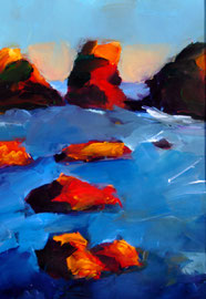Bretange (2013). Acryl auf festem Papier 80x60cm