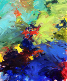 Ohne Titel (2022). Acryl auf Leinwand 120x100 cm