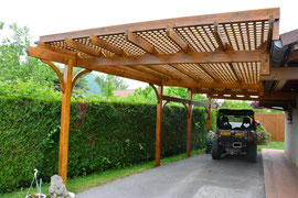 Pergola en lasure