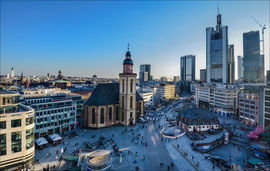 Reisefotografie: Frankfurt Hauptwache von oben
