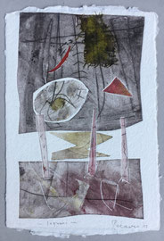 Legami, 2013, incisione a olio, 25 x 36 cm. Esemplare unico