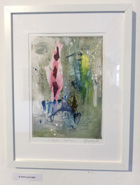 Joyful rhythms, 2018, incisione a olio, 19 x 27 cm (cornice 33 x 43 cm). Esemplare unico