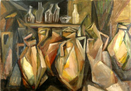 Capasoni, 2010.  Olio su tela 50 x70.