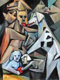 Randagismo, 2011.  Olio su tela, cm. 50 x 70..JPG