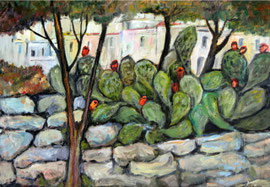 Autunno, 2013.  Olio su tela,  cm. 100 x70.