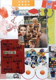 Gustina, collage, 2025