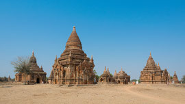 unterwegs in der historischen Königsstadt von Bagan