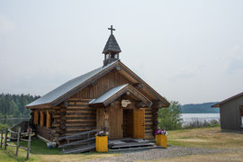 die Geschichte des Cariboo-Goldrauscht in der '108 Mile Heritage Site'