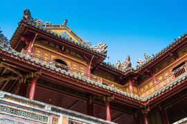 Die Zitadelle von Huế, die  Residenz der Kaiser, erbaut 1804 von Gia Long, dem Begründer der  kaiserlichen Nguyễn-Dynastie