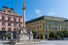 auf dem náměstí Svobody/Platz der Freiheit in Brünn