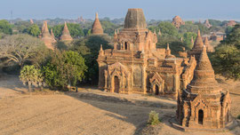 noch ein letzter Blick von oben auf die Tempel ...