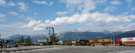 Jasper ... ein Knotenpunkt der Eisenbahn und Strasse