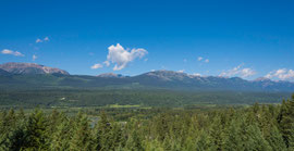  in der Nähe von Golden: Blick auf die Purcell Mountains