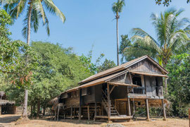 in einem Dorf im Mon State im südlichen Myanmar