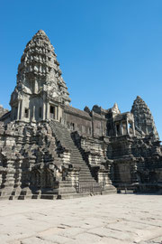 im Zentrum des Angkor Wat Tempel
