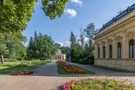 im Südpark/Kurpark von Františkovy Lázně (Franzensbad)