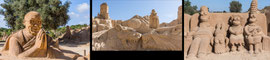 Sandskulpturenpark 'Sandcity' bei Lagoa