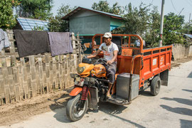 Unterwegs bei Inwa (auch Innwa oder Inn Wa geschrieben) in der Region Mandalay 