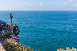 Fischer auf der Ponta de Sagres