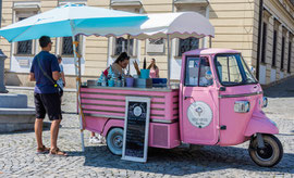 auf dem Markt in der Altstadt von Brünn 