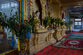 Gebetssaal im Thein Taung Kloster oberhalb Kalaw