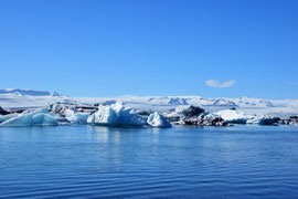 bei der Jökulsárlón Glacier Lagoon 