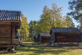 in der alten Samenstadt (Lappstaden), ein Freilichtmuseum in Arvidsjaur 