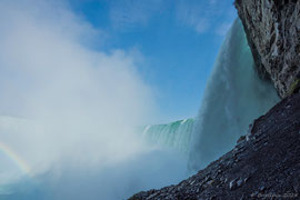 Journey Behind the Falls, für mich die spektakulärste Ansicht der Niagara Falls