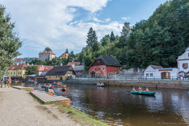 Sonntag an der Moldau bei Krumau 