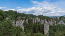 in der Hruboskalské skalní mĕsto - Felsenstadt Hruboskalsk