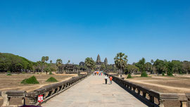 auf dem Weg nach Angkor Wat