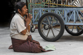 in der Altstadt von Yangon