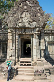 Portal in der Anlage von Angkor Thom 