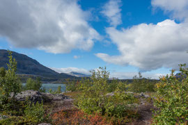 Stora Lulevatten in Laponia, schwedischer Teil von Lappland 