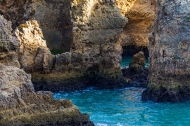Felsformationen an der Ponta da Piedade