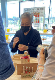 茶ノ木人形実演中