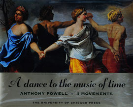 KP73,  "A Dance to the Music of time" ANTHONY POWELL, Farboffsetlitho (University Chicago Press) 43 x 53,5 cm = 38 EUR