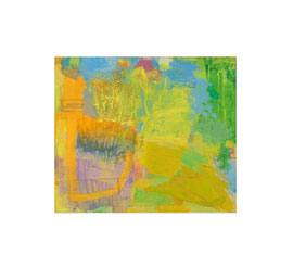 2025, Pigmente und Binder auf Leinwand, 60 x 70 cm