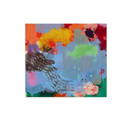 2026, Pigmente und Binder auf Leinwand, 45 x 50 cm