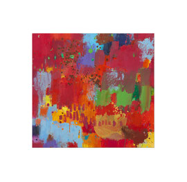 2021, Pigmente und Binder auf Leinwand, 110 x 118 cm