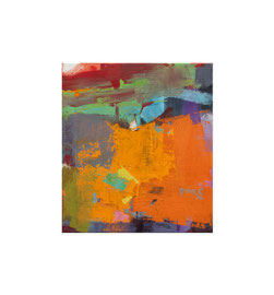 2026, Pigmente und Binder auf Leinwand 45 x 40 cm
