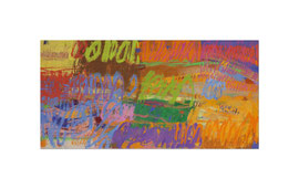 2010, Pigmente und Binder auf Leinwand, 75 x 150 cm